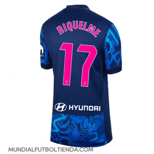 Camiseta Atletico Madrid Rodrigo Riquelme #17 Tercera Equipación Replica 2024-25 para mujer mangas cortas